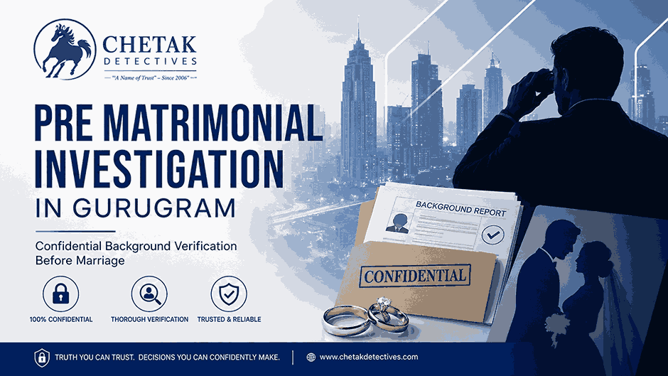 Pre Matrimonial Investigation in Gurugram: Wise Step Before the Final Commitment